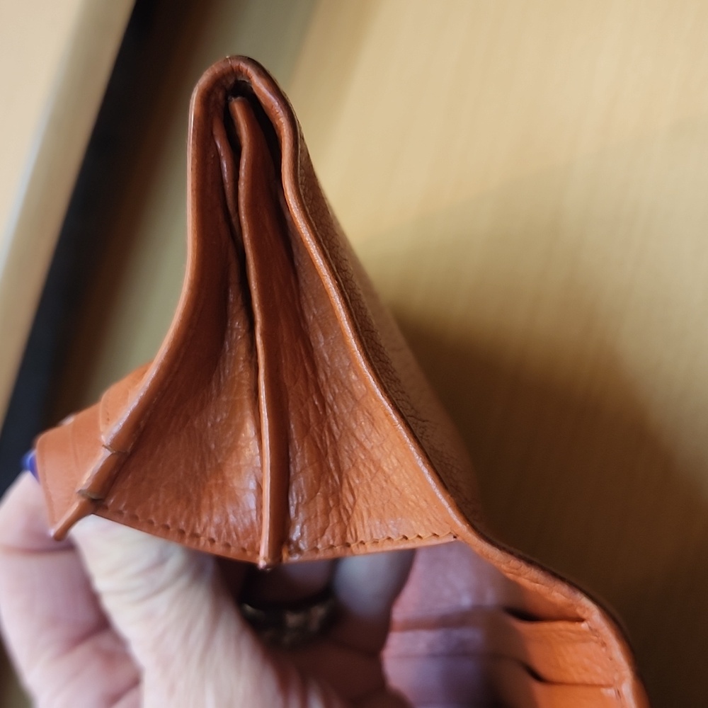 PRADA MILANO Brown Leather Long Wallet - Picture 10 of 14